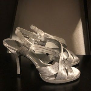 Silver heels